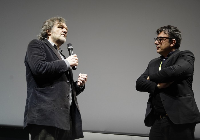 Reditelj Emir Kusturica pred posle projekcije svog filma Pepe, jedan uzvišeni život