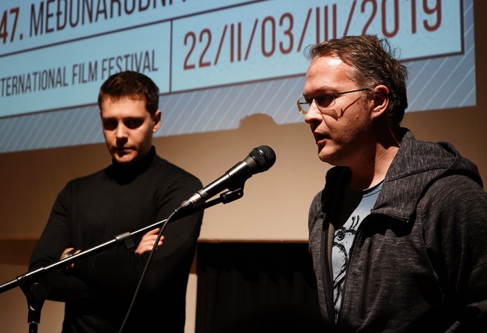 Miloš Biković na projekciji filma Srpski gambit: Zvezda i smrt grofa Vronskog