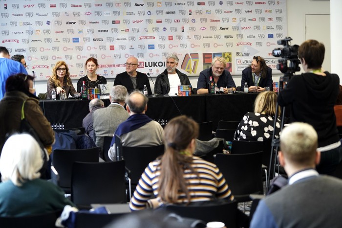film IZBRISANA  Miha Mazzini, reditelj  Dušan Joksimović, reditelj  Judita Franković, glumica  Frenk Celar, producent   Biljana Prvanović, producent Srbija