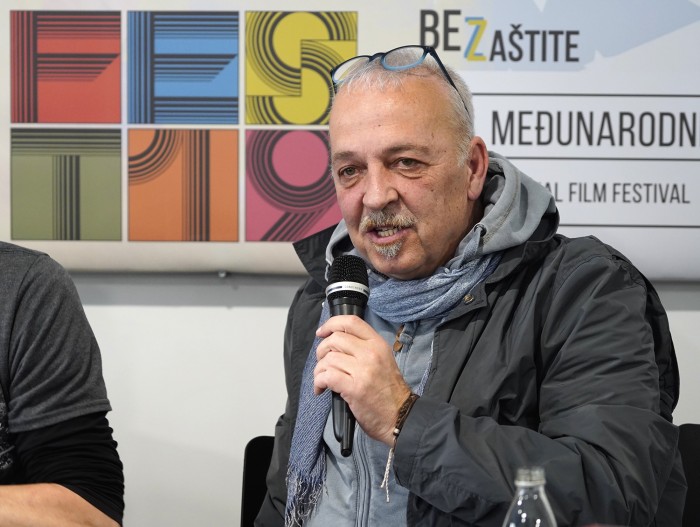 film IZBRISANA  Miha Mazzini, reditelj  Dušan Joksimović, reditelj  Judita Franković, glumica  Frenk Celar, producent   Biljana Prvanović, producent Srbija