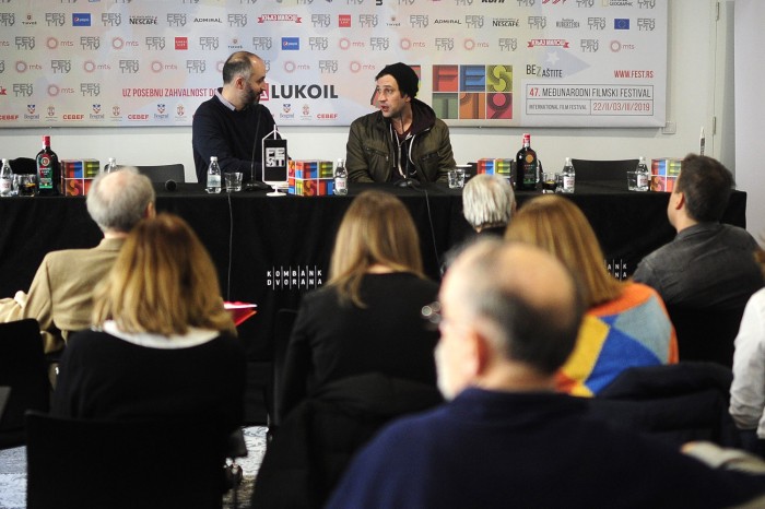 Beograd 23.02.2019. Fest 2019 predsednik zirija glavnog takmicarskog programa Goran Bogdan odrzao je konferenciju za novinare. foto Dusan Milenkovic