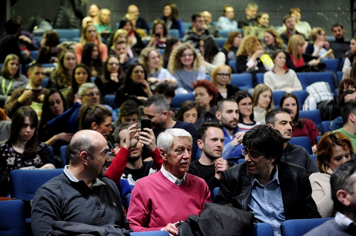 Beograd 25.02.2019. Fest 2019, publika u velikoj sali doma omladine ceka projekciju filma Aleksi. foto Dusan Milenkovic