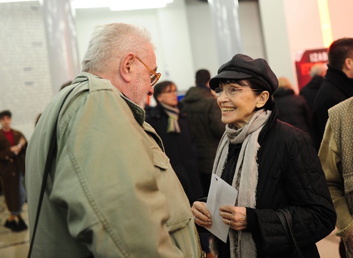 Beograd 25.02.2019. Fest 2019, publika dolazi na projekciju filma Slucaj Makavejev u sali 1 kombank dvorane. foto Dusan Milenkovic
