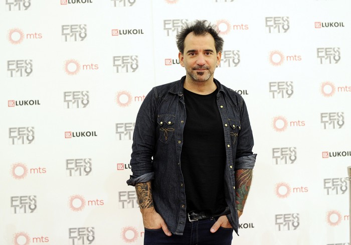 Beograd 26.02.2019. Fest 2019, Pablo Trapero, reditelj filma Spokoj, obratio se publici pred projekciju u kombank dvorani. foto DUsan Milenkovic