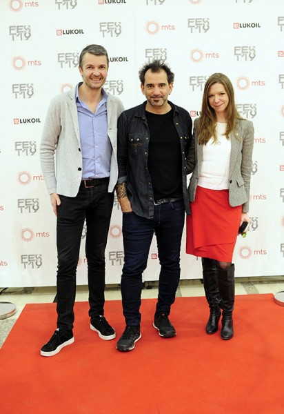 Beograd 26.02.2019. Fest 2019, Pablo Trapero, reditelj filma Spokoj, obratio se publici pred projekciju u kombank dvorani. foto DUsan Milenkovic