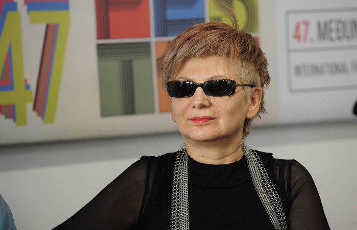 Beograd 28.02.2019. Fest 2019, ekipa crtanog filma KOLEKCIONAR, u sastavu Milorad Krstic, reditelj i scenarista, Radmila Roczkov, scenarista, odrzalanje konferenciju za novinare. foto Dusan ...
