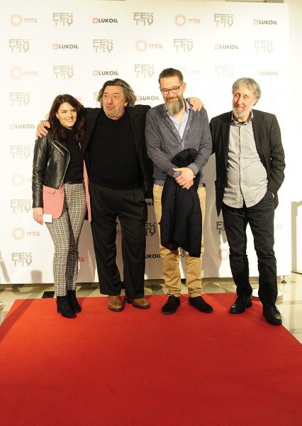 Beograd 28.02.2019. Fest 2019, ekipa filma Pijavice dolazi na projekciju u kombank dvoranu. foto Dusan Milenkovic