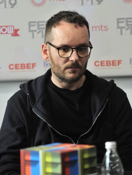 Beograd 28.02.2019. Fest 2019, ekipa filma Posledice u sastavu Darko Stante, reditelj, Lea Cok, glumica, Andraž Jeric, producent, Jerca Jeric, producent idrzala je konferenciju za novinare. foto ...