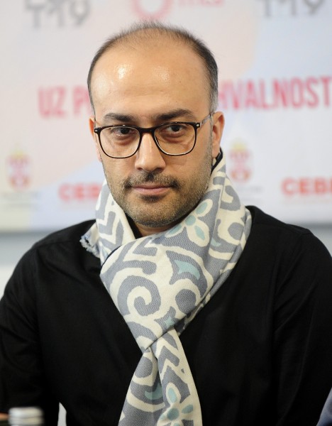 Beograd 02.03.2019. Fest 2019, Seyedrouhollah Hejazi, reditelj filma The dark room, odrzao je konferenciju za novinare. foto Dusan Milenkovic