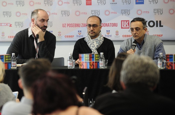 Beograd 02.03.2019. Fest 2019, Seyedrouhollah Hejazi, reditelj filma The dark room, odrzao je konferenciju za novinare. foto Dusan Milenkovic