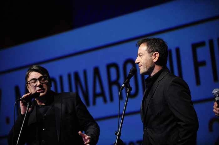 Beograd 02.03.2019. Fest 2019, Jason Isaacs, zvezda filma Mumbai hotel, obratio se publici sava centra pred projekciju filma. foto Dusan Milenkovic