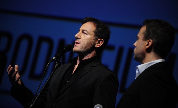 Beograd 02.03.2019. Fest 2019, Jason Isaacs, zvezda filma Mumbai hotel, obratio se publici sava centra pred projekciju filma. foto Dusan Milenkovic