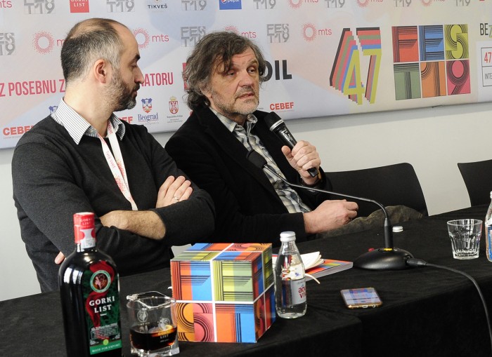 Beograd 02.03.2019. Fest 2019, Emir Kusturica, reditelj filma Pepe jedan uzviseni zivot idrzao je konferenciju za novinare. foto Dusan Milenkovic