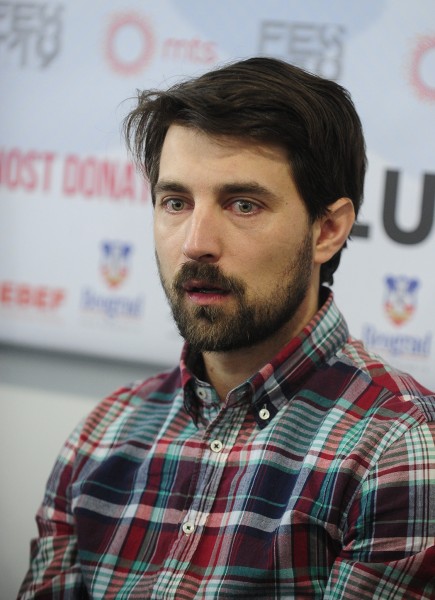 Beograd 02.03.2019. Fest 2019, ekipa filma Poslednji srbin u hrvatskoj u sastavu, Ankica Juric Tilic, producentkinja, Tihana Lazovic, glumica, Dado Cosic, glumac, Predrag Licina, reditelj, odrzala je ...