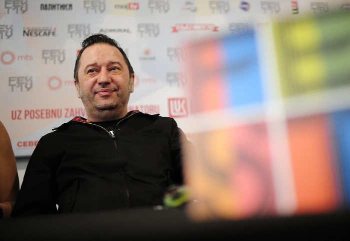 Beograd 02.03.2019. Fest 2019, ekipa filma Poslednji srbin u hrvatskoj u sastavu, Ankica Juric Tilic, producentkinja, Tihana Lazovic, glumica, Dado Cosic, glumac, Predrag Licina, reditelj, odrzala je ...