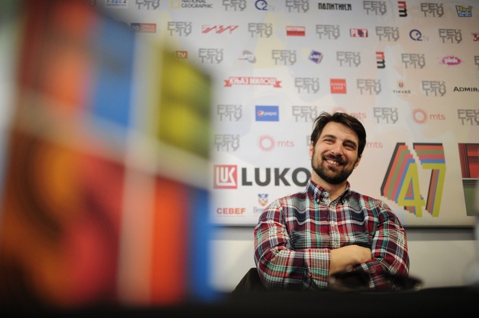 Beograd 02.03.2019. Fest 2019, ekipa filma Poslednji srbin u hrvatskoj u sastavu, Ankica Juric Tilic, producentkinja, Tihana Lazovic, glumica, Dado Cosic, glumac, Predrag Licina, reditelj, odrzala je ...