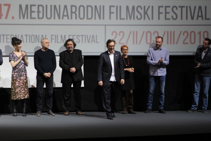 Poklanjanje ekipe filma Pijavice