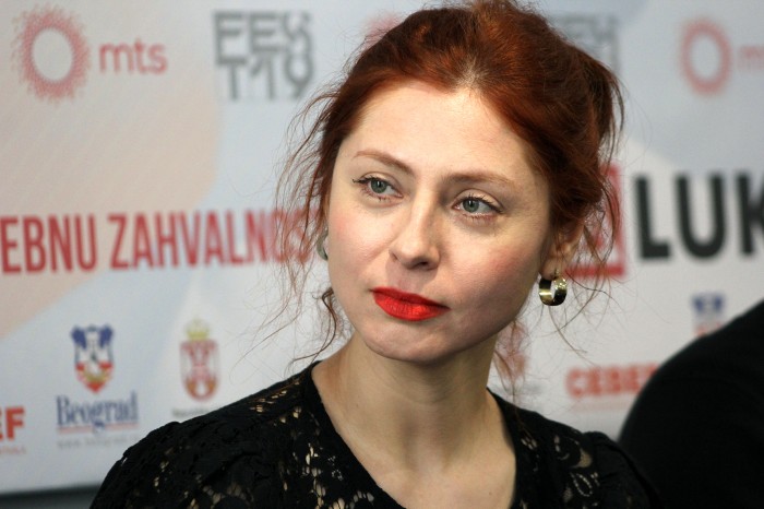 film IZBRISANA  Miha Mazzini, reditelj  Dušan Joksimović, reditelj  Judita Franković, glumica  Frenk Celar, producent   Biljana Prvanović, producent Srbija