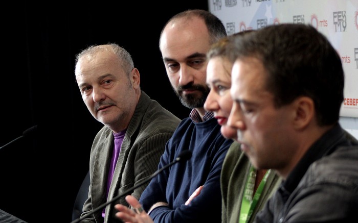 Ekipa filma LIMUNADA u sastavu Ioana Uricaru, rediteljka i Goran Radaković, glumac.