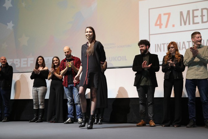 Ekipa filma Reži u Kombank dvorani