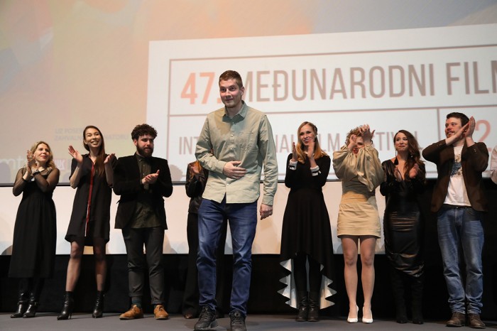 Ekipa filma Reži u Kombank dvorani