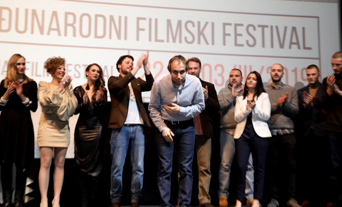 Ekipa filma Reži u Kombank dvorani