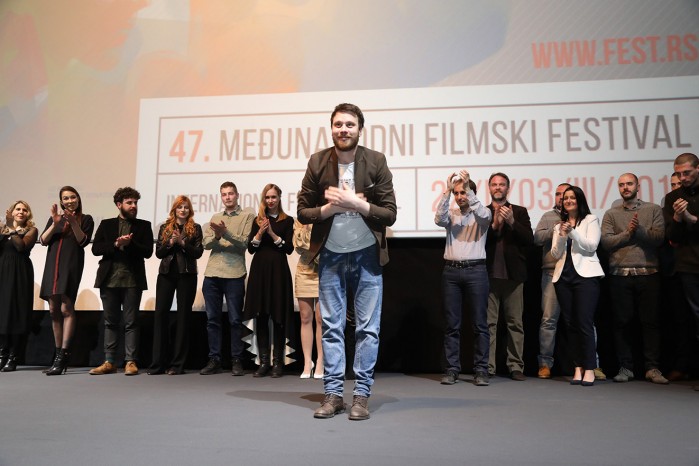 Ekipa filma Reži u Kombank dvorani