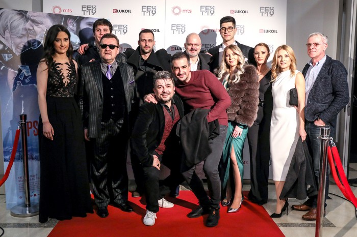 Ekipa filma Psi umiru sami u Kombank dvorani