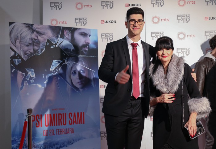 Ekipa filma Psi umiru sami u Kombank dvorani