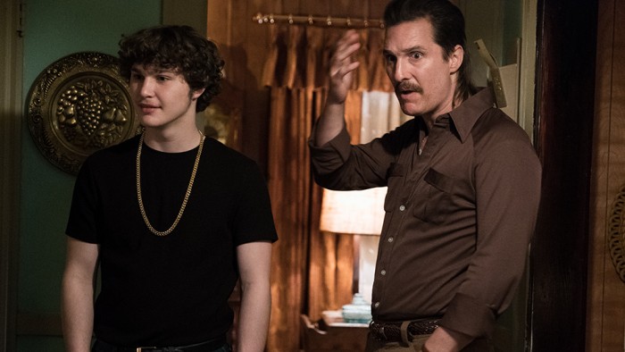 Richie Merritt, left, and Matthew McConaughey star as Richard Wershe Jr. and Richard Wershe Sr. in Columbia Pictures\' and Studio 8\'s WHITE BOY RICK.